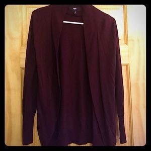 Purple cacoon cardigan